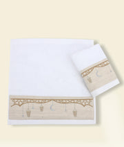 Mashrabiyah Linen Guest Towels Set