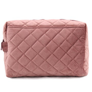 Blush Puff Velvet Pouch