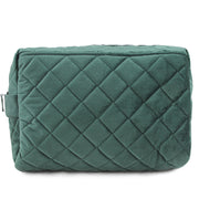 Emerald Puff Velvet Pouch