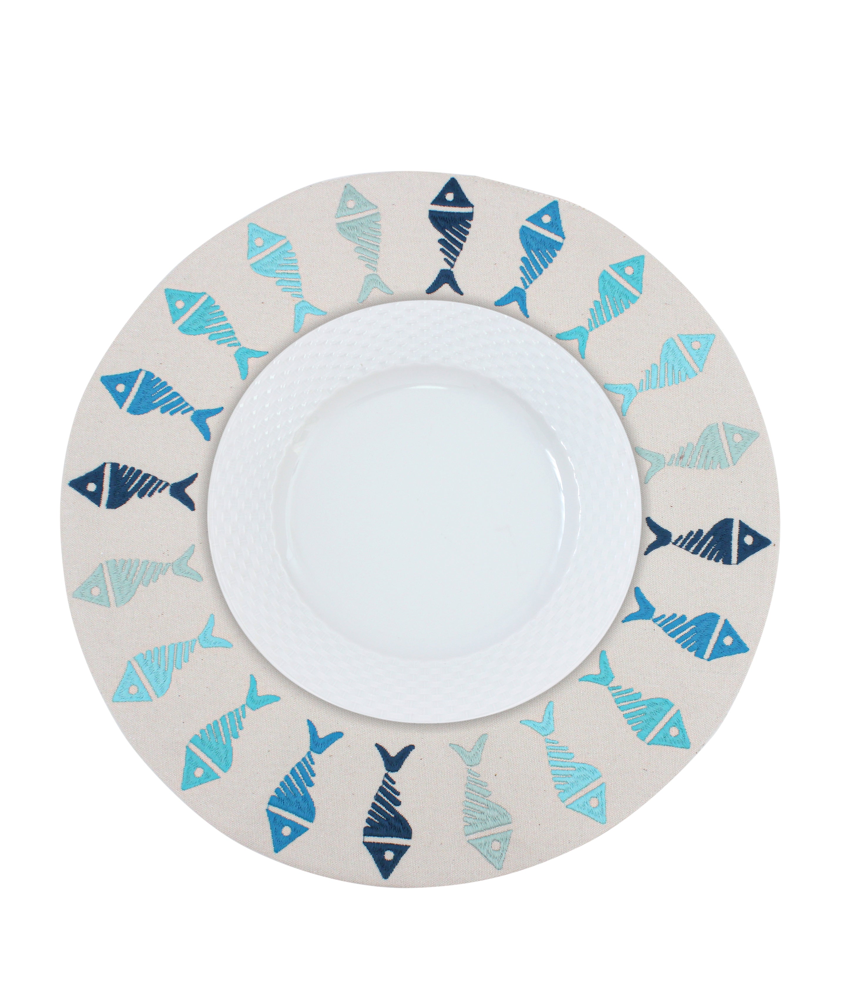 Flowing Fish Placemats Set