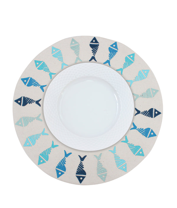 Flowing Fish Placemats Set