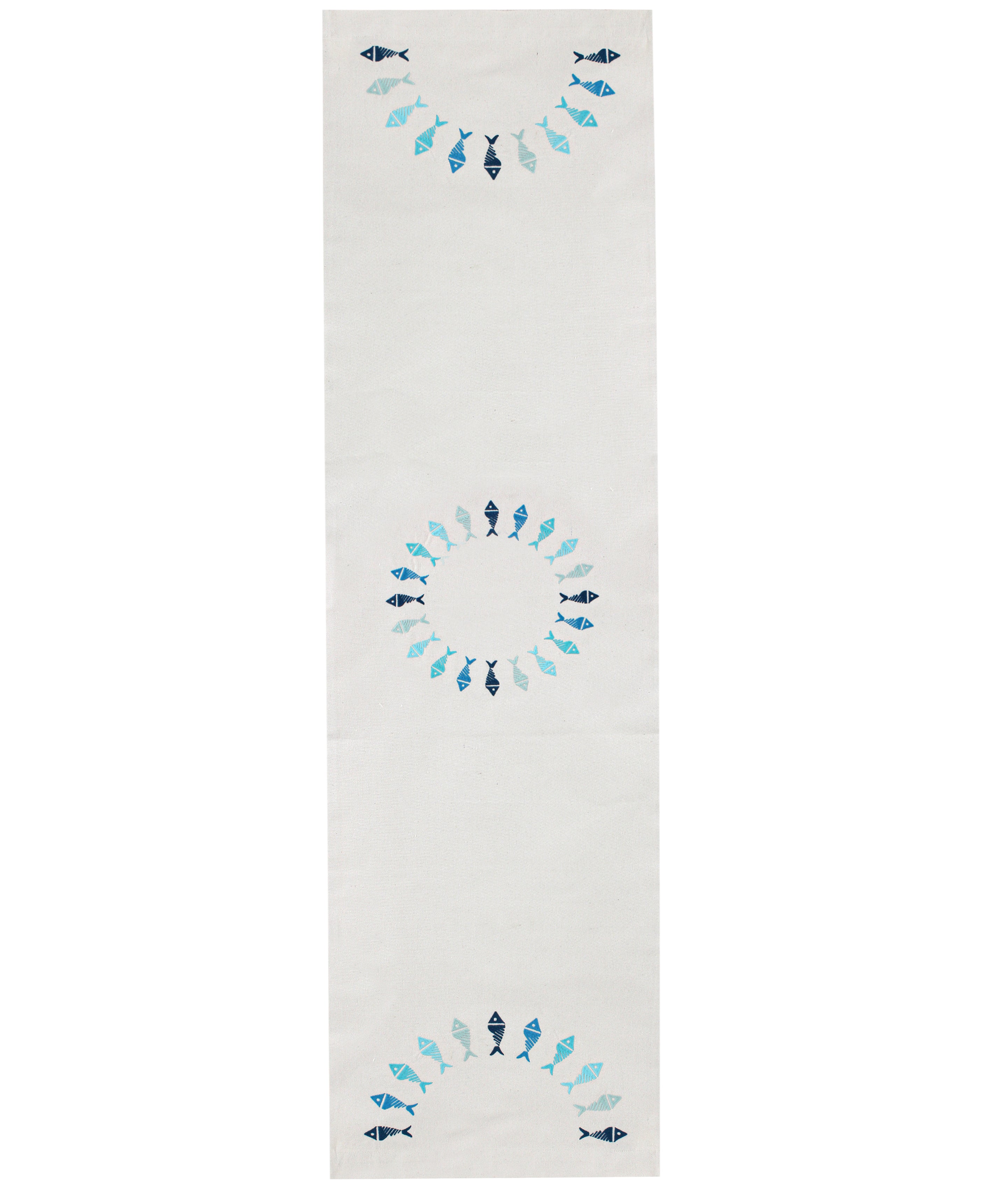 Flowing Fish Table Runner