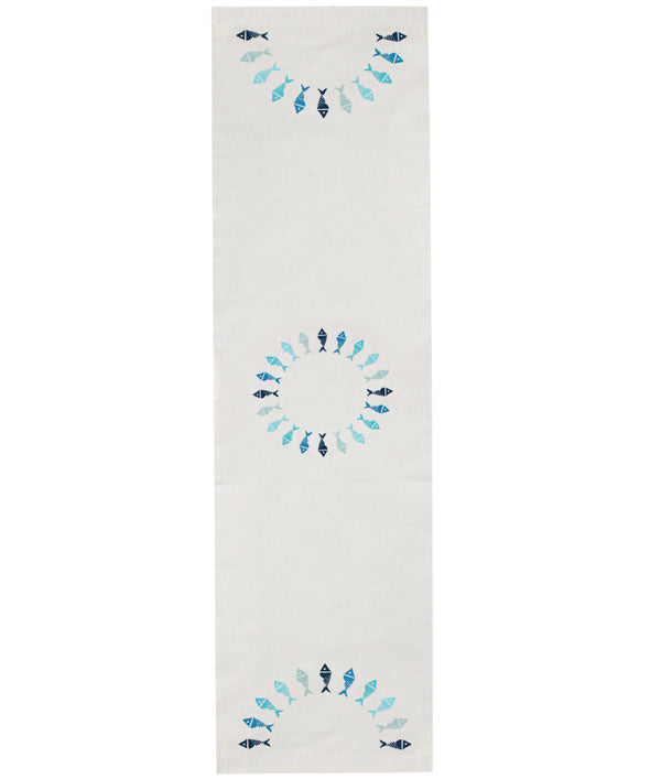 Flowing Fish Table Runner