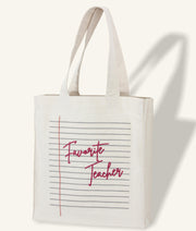Favourite Teacher Tote Bag