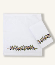 Olive Branch Guest Towels Set