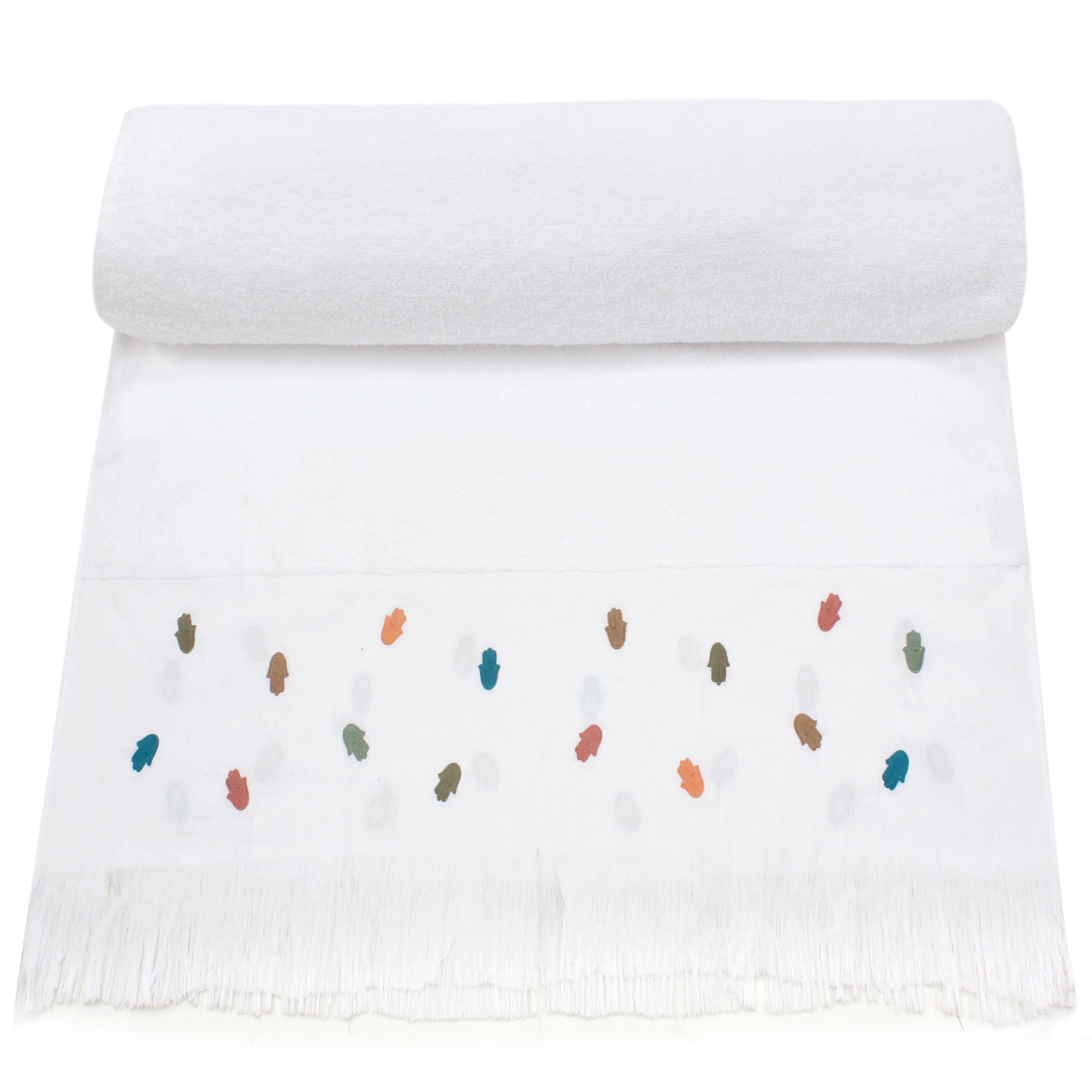 Khamsa Beach Towel