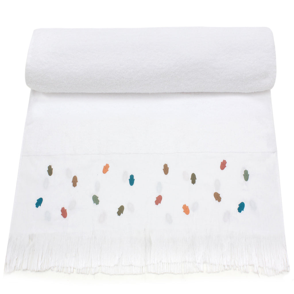 Khamsa Beach Towel