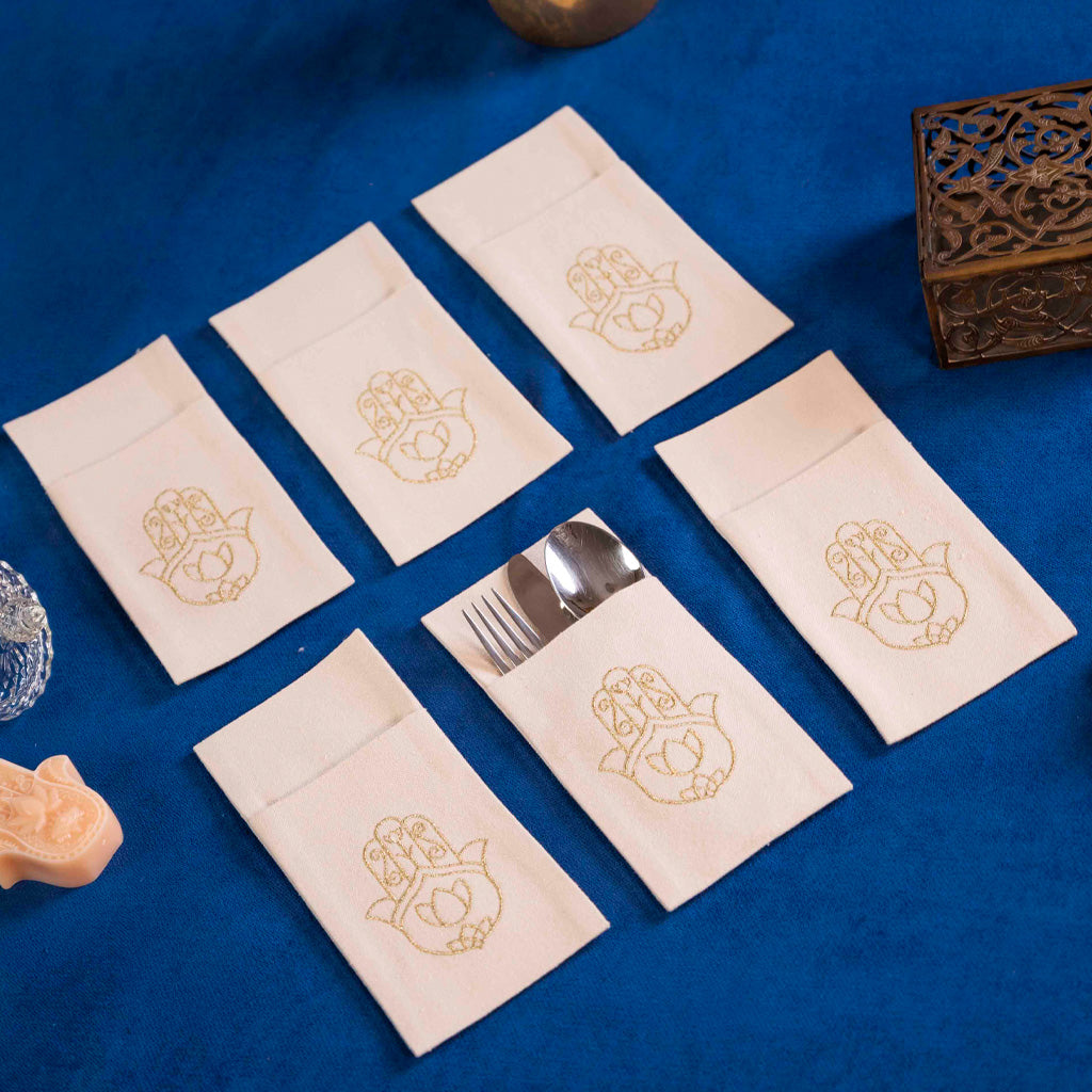 Khamsa Cutlery Holder Set