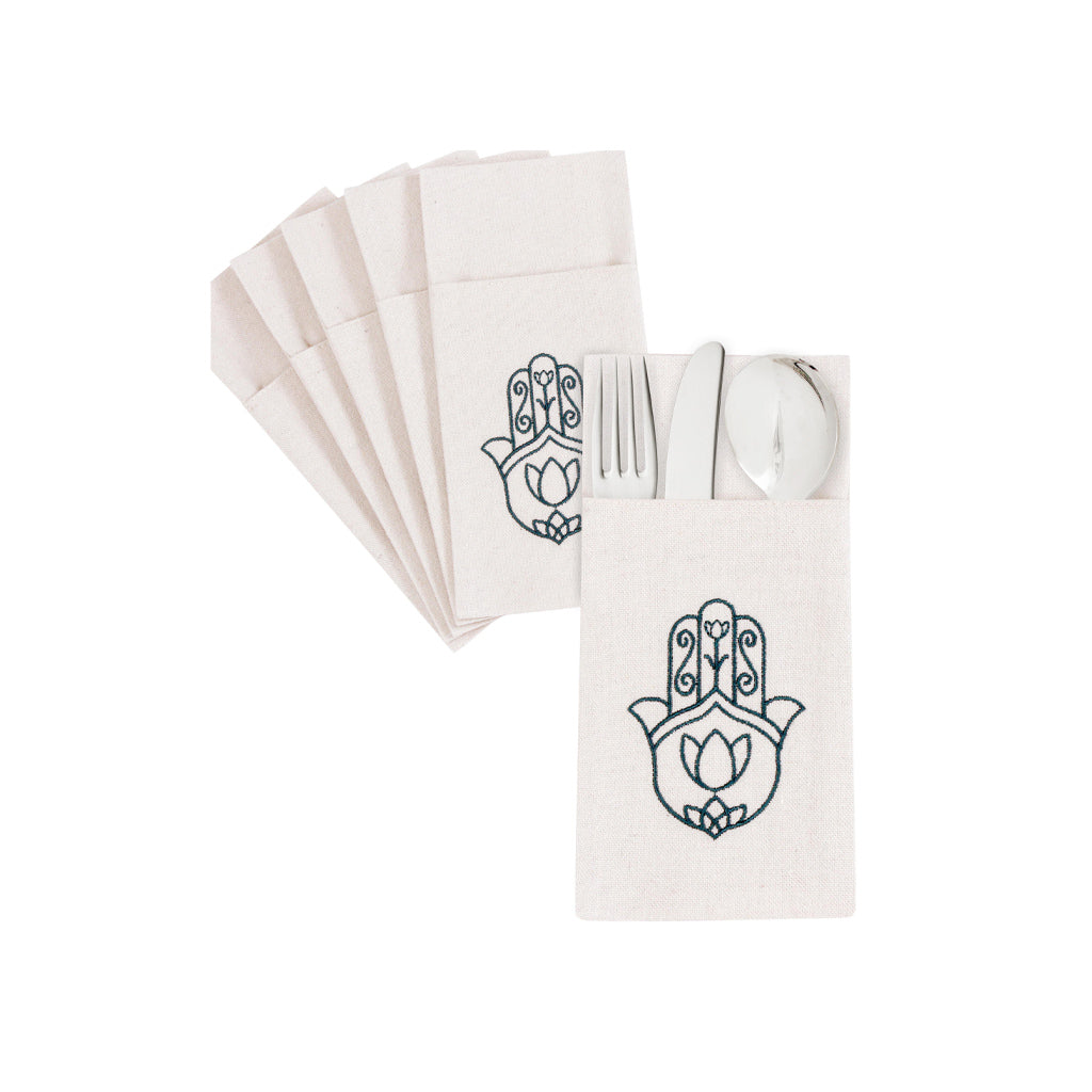 Khamsa Cutlery Holder Set