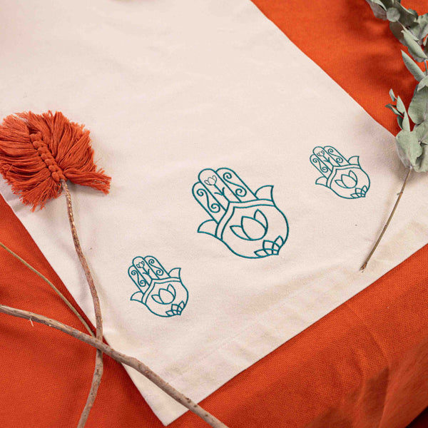 Khamsa Table Runner