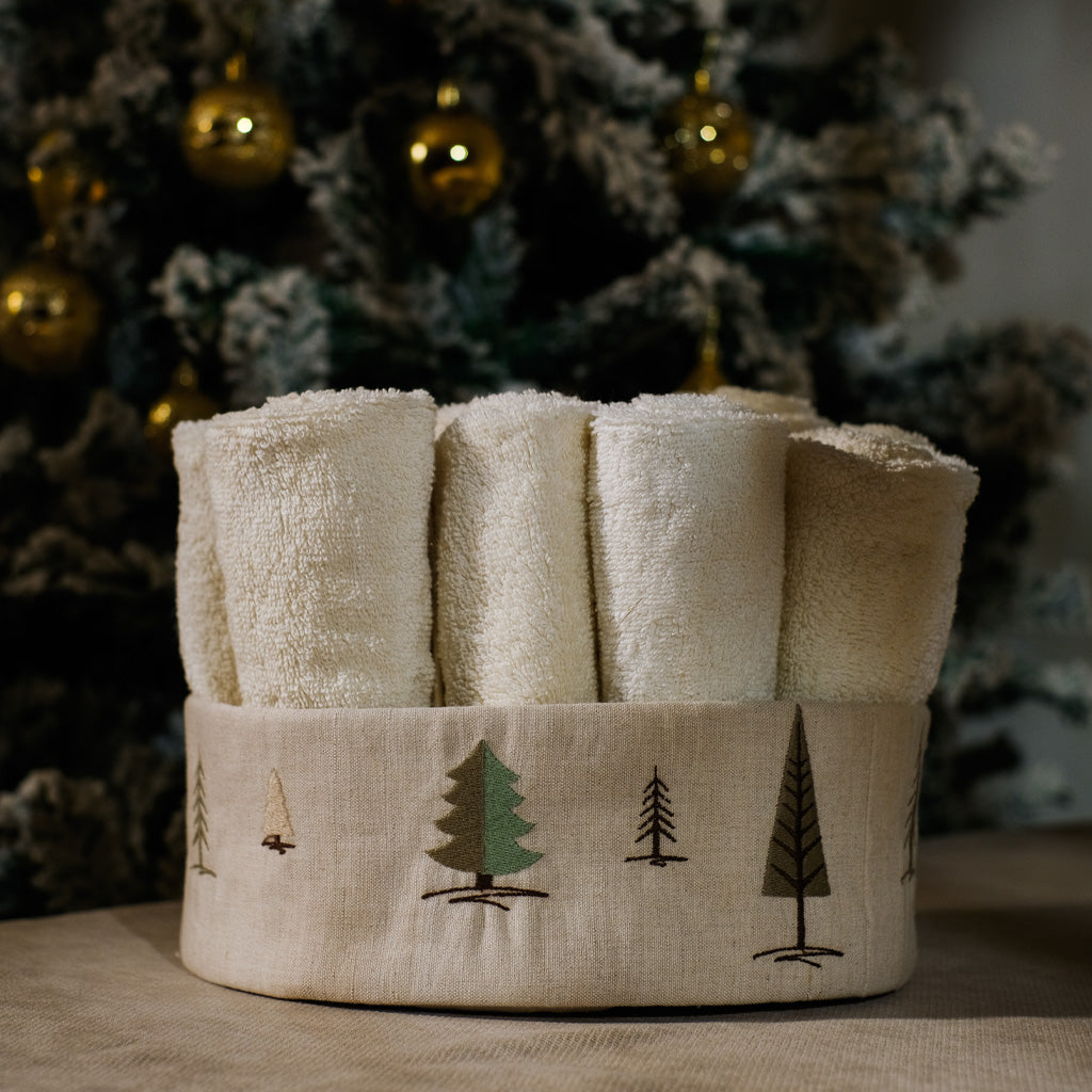 Whimsical Winter Breadbasket