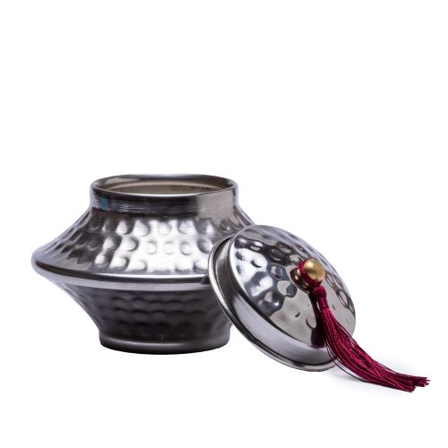 Moroccan Hammered Candle