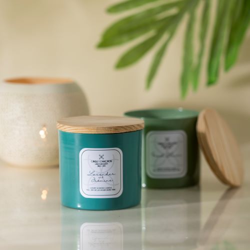 Lavender & Jasmine Pine Candle