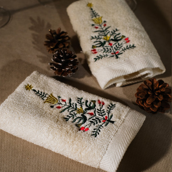 Peaceful Christmas  Guest Towels Set