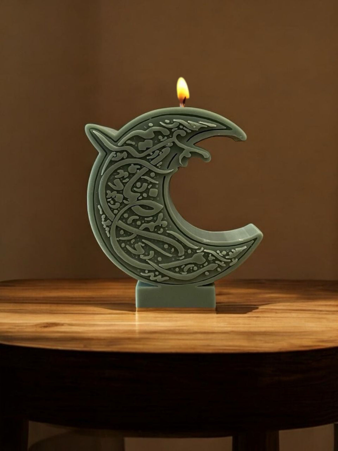 Ramadan Kareem Crescent Candle