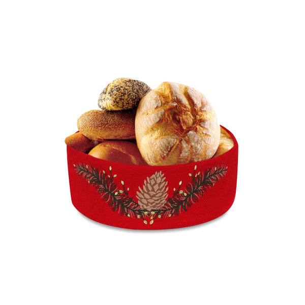 Pine Cone  Velvet Breadbasket