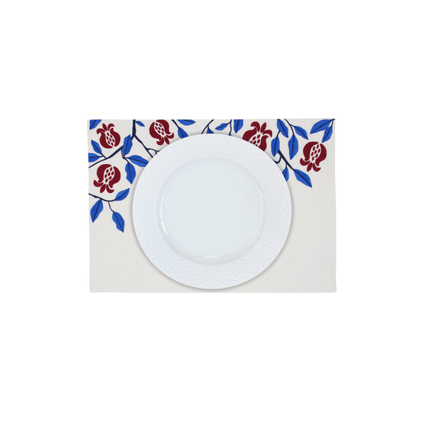 Pomegranate Field Placemats Set