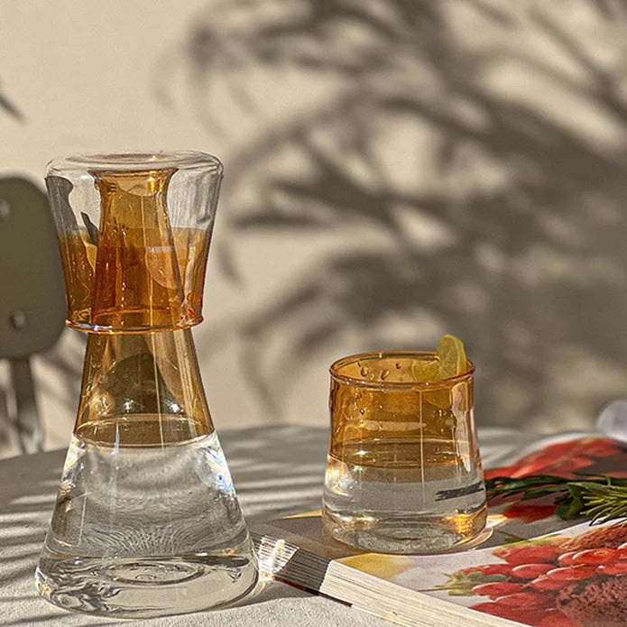 The Bloom Glass Drinking Set – Dutch Blooms