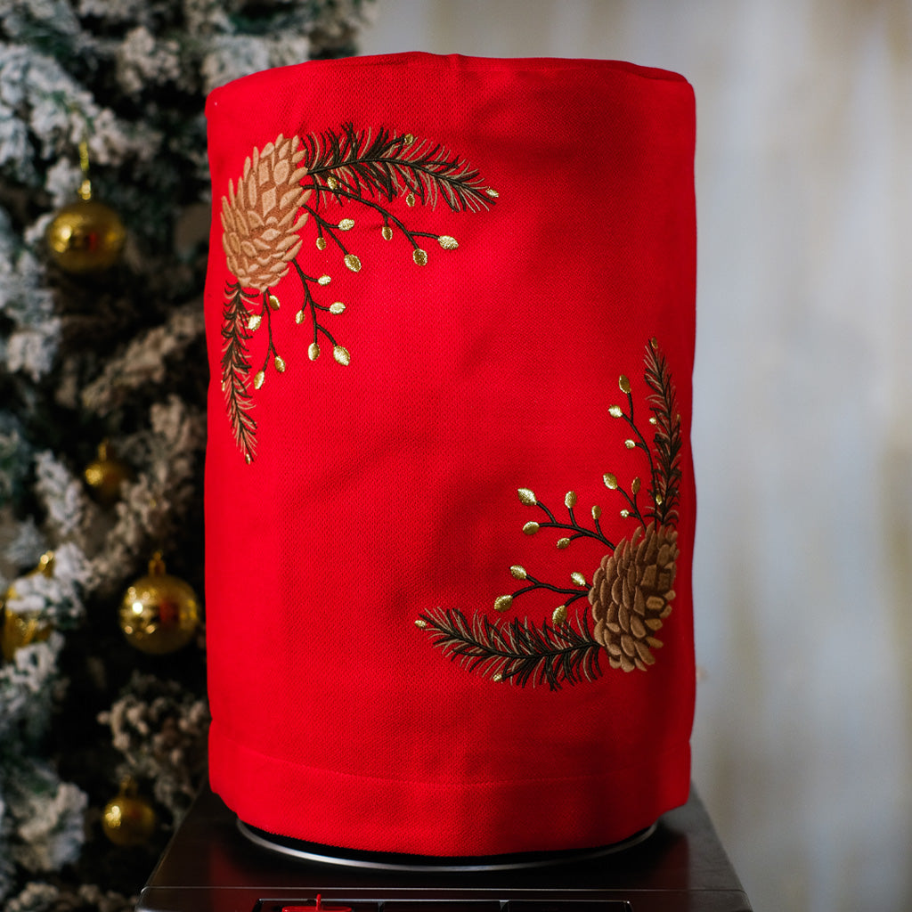 Pine Cone Velvet Water Dispenser Gallon Cover