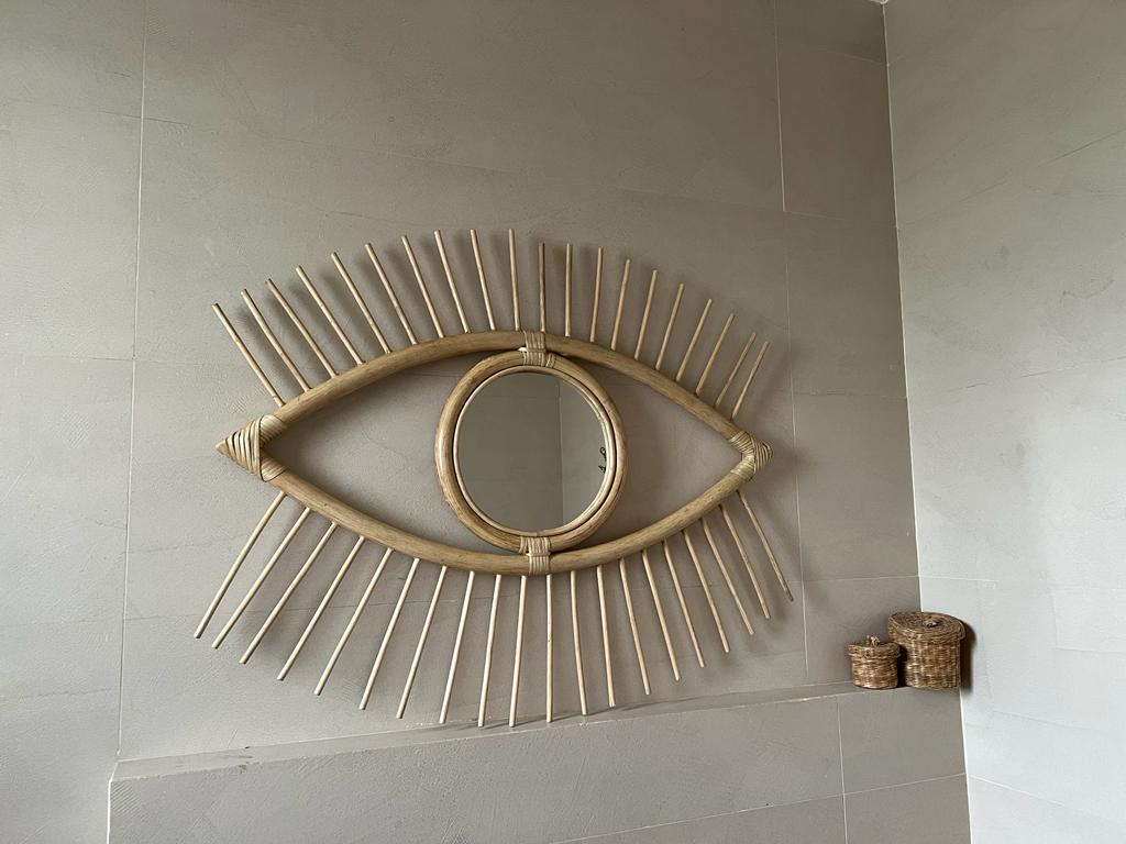 Eye Bamboo Mirror