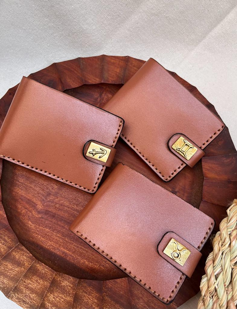 Leather Star Sign Wallet