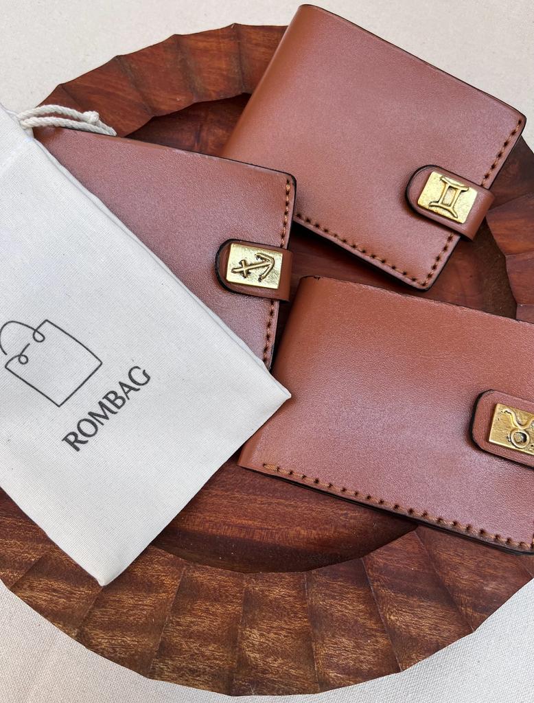 Leather Star Sign Wallet