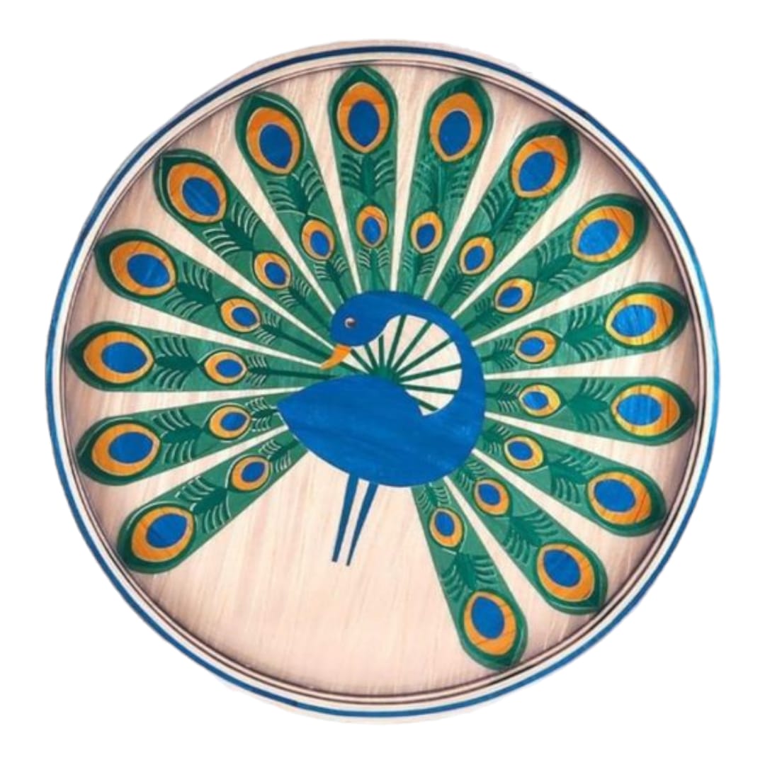 Peacock Paradise Mother of Pearl Tray