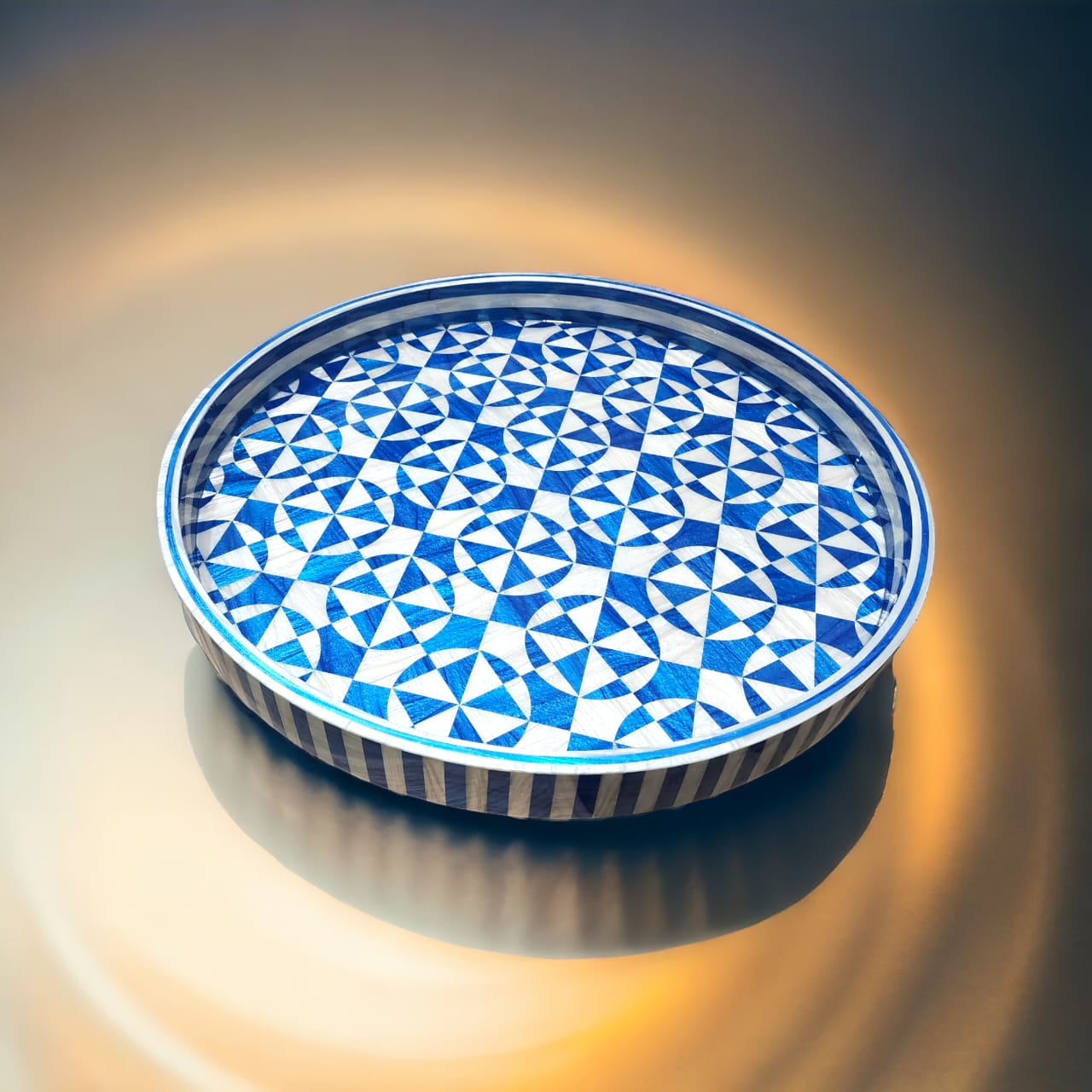 Sapphire Eclipse Mother of Pearl Tray