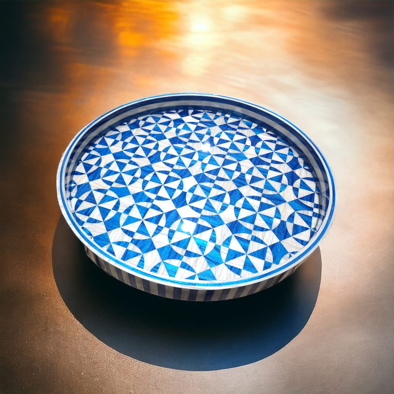 Sapphire Eclipse Mother of Pearl Tray