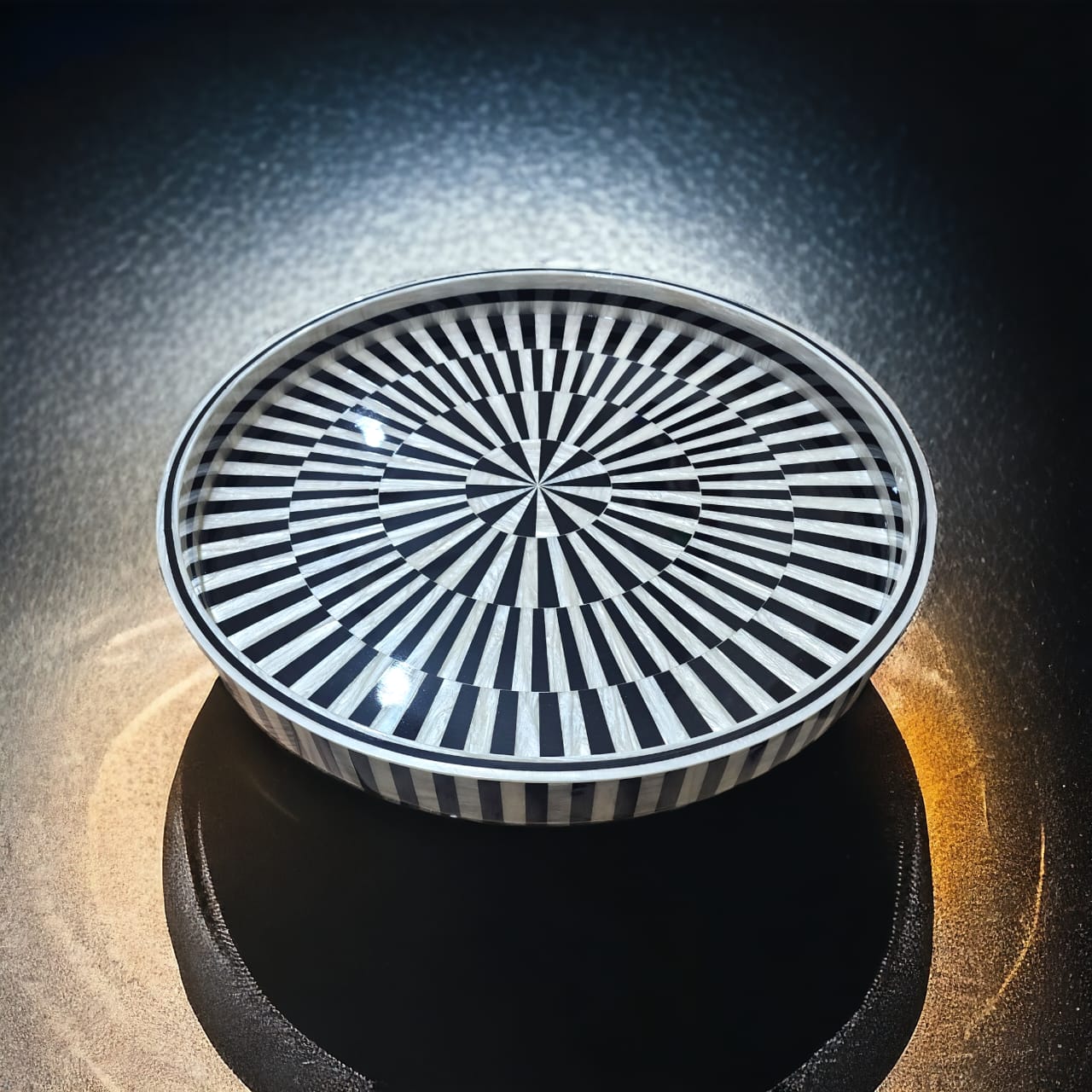 Midnight Radiance Mother of Pearl Tray