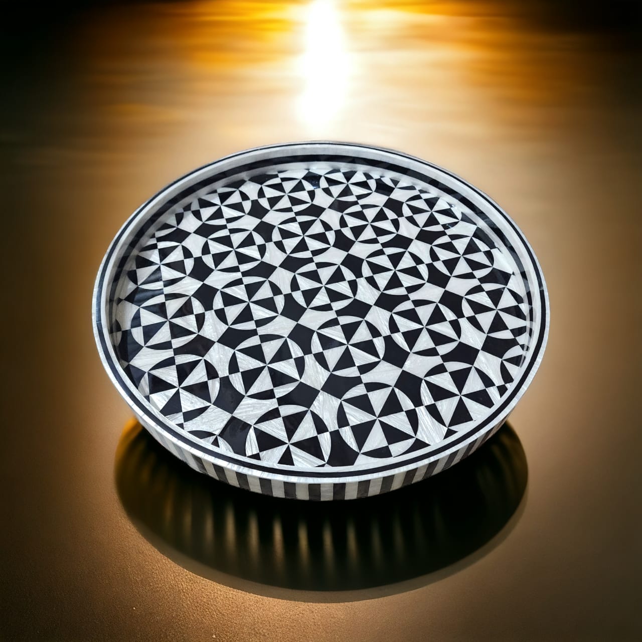 Eclipse Elegance Mother of Pearl Tray