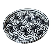 Black & Ivory Blossom Mother of Pearl Tray