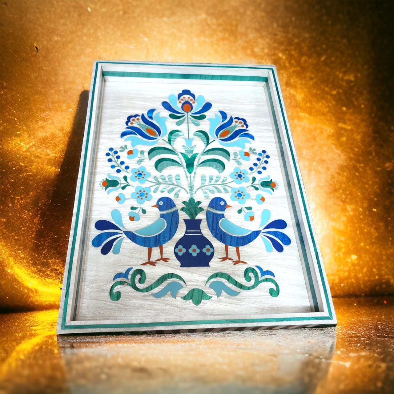 Nordic Nest Mother of Pearl Tray
