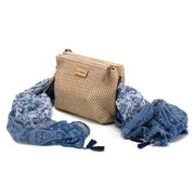 Ta-Puca Wicker & Leather Clutch