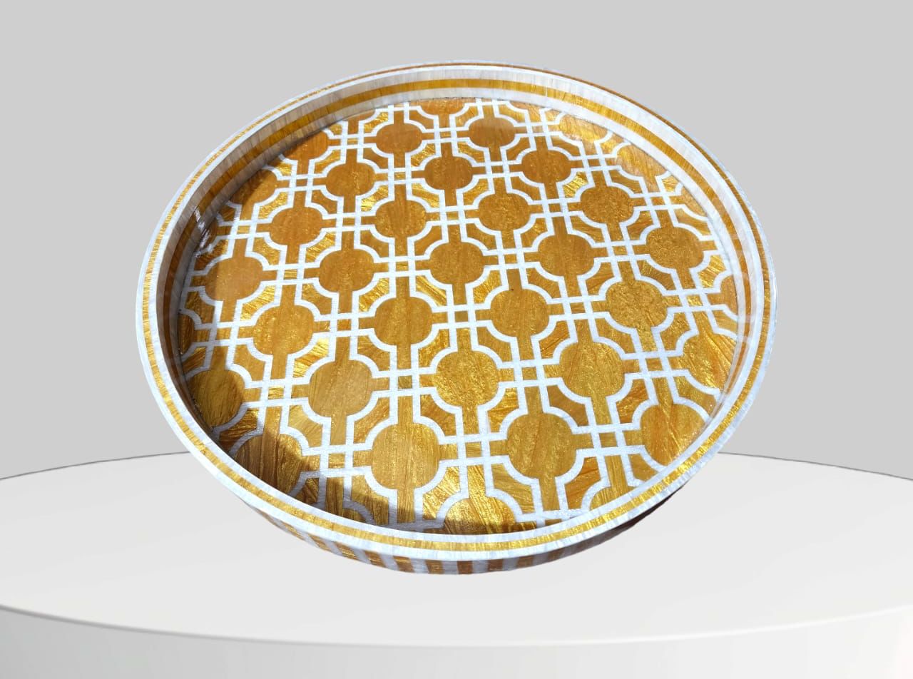 Desert Harmony Mother of Pearl Tray