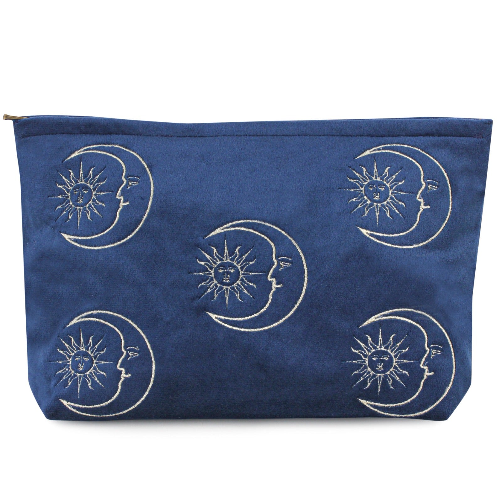 Sapphire Velvet Soleil Pouch