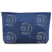 Sapphire Velvet Soleil Pouch