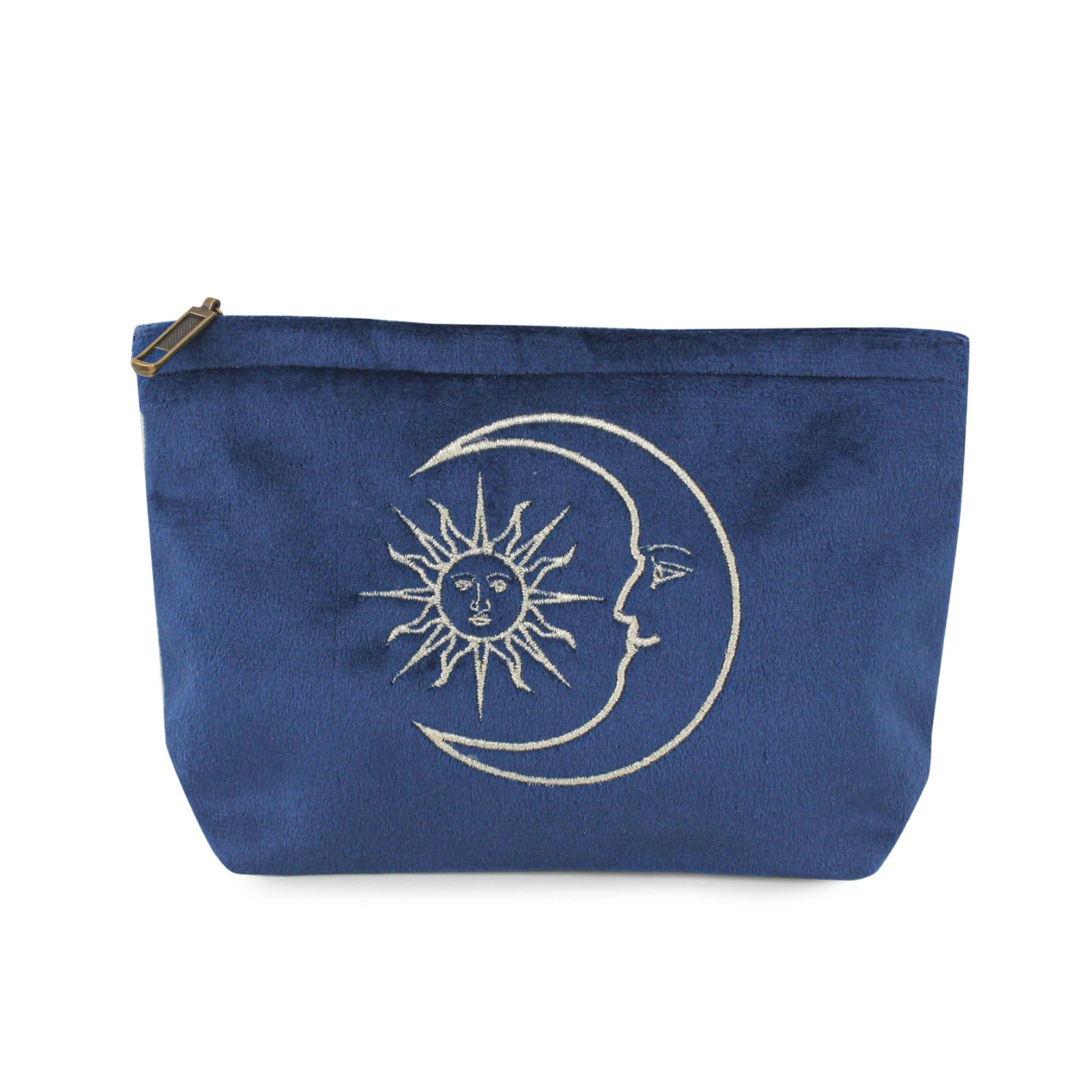 Sapphire Velvet Soleil Pouch