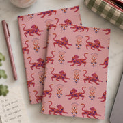 Pink Tigers Soft Cover Notebook