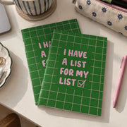 List For My List Soft Cover Notebook
