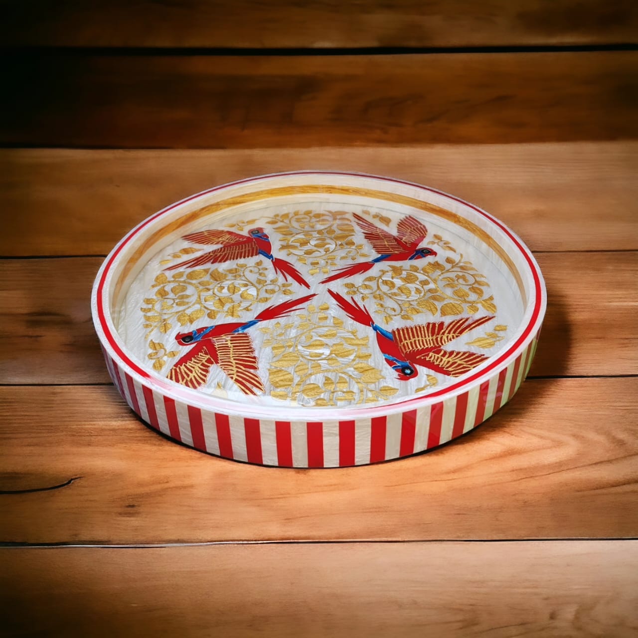 Birdsong Dance Mother of Pearl Tray