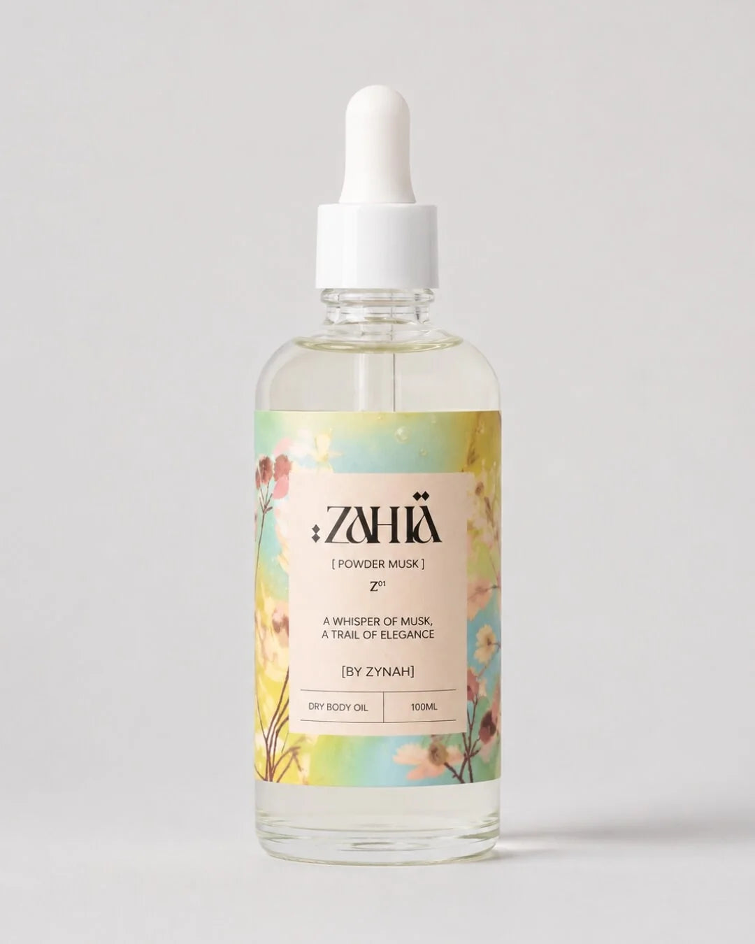 Zahia Dry Body Oil Powder Musk 100ml