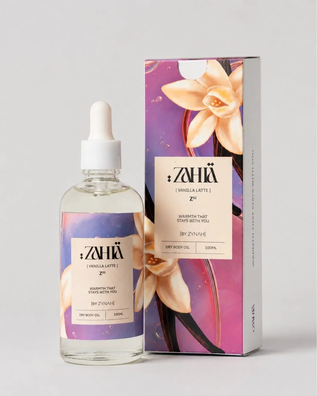 Zahia Dry Body Oil Vanilla Latte 100ml