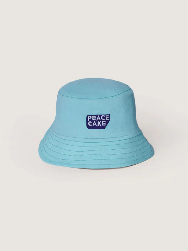 Aqua Peace Cake Bucket Hat