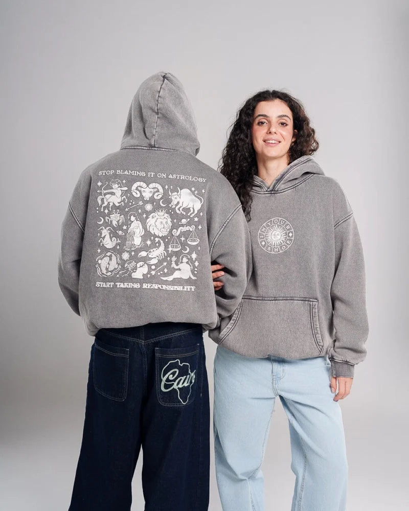 Astrobility Washed Oversized Hoodie