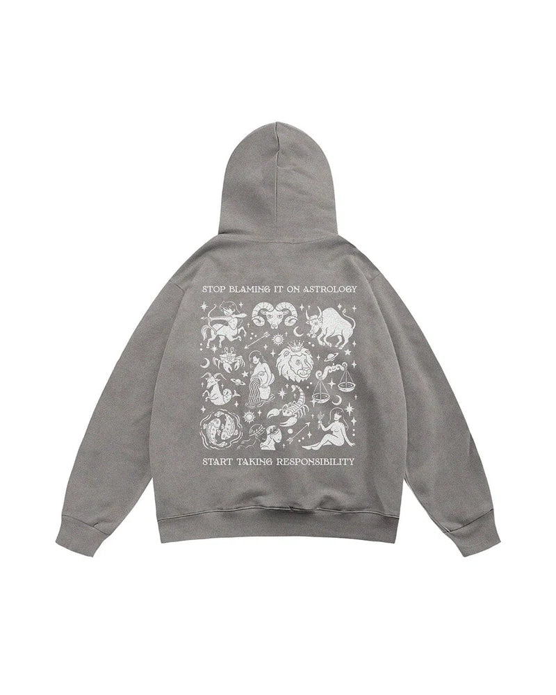 Astrobility Washed Oversized Hoodie