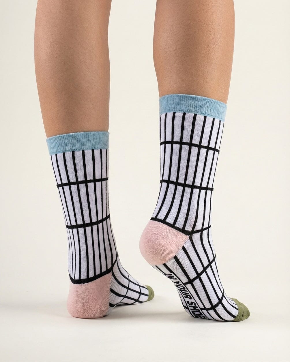 Black & White Neck Socks