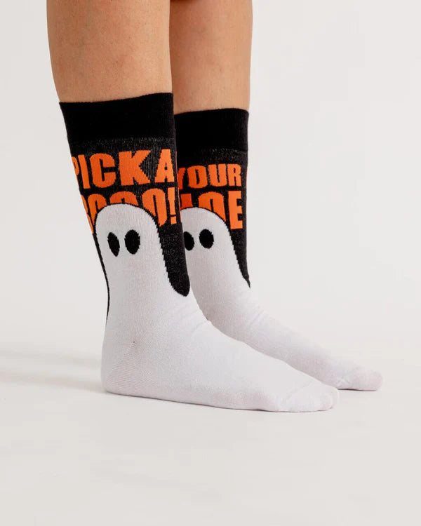 Boo! Neck Socks