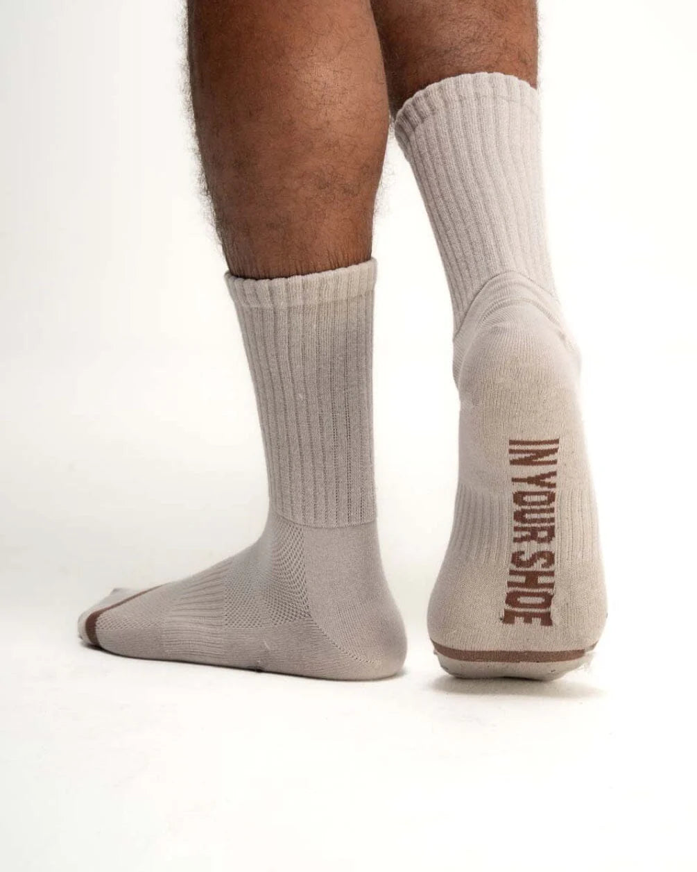 Brown Cloudy Neck Socks