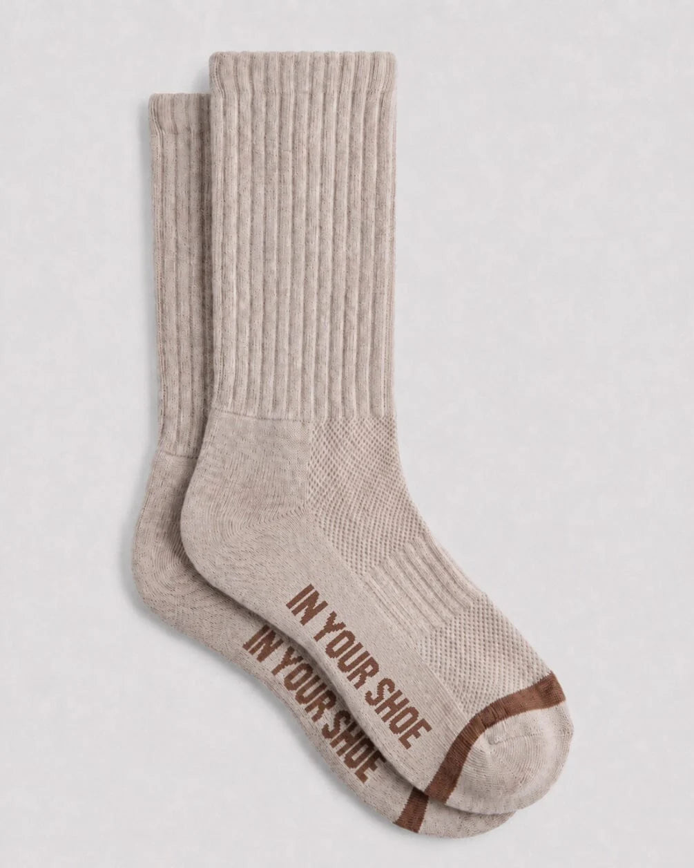 Brown Cloudy Neck Socks
